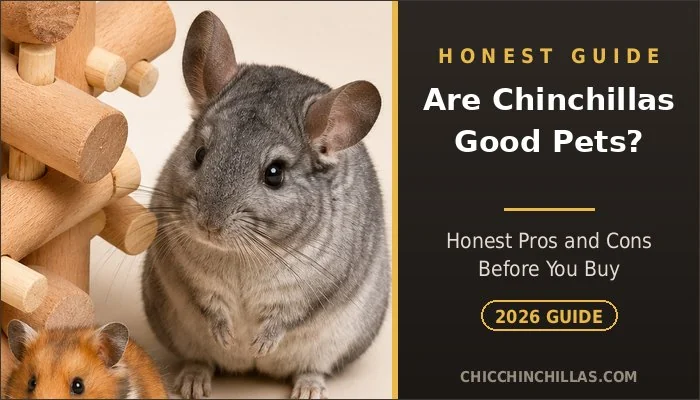 are chinchillas good pets pros and cons