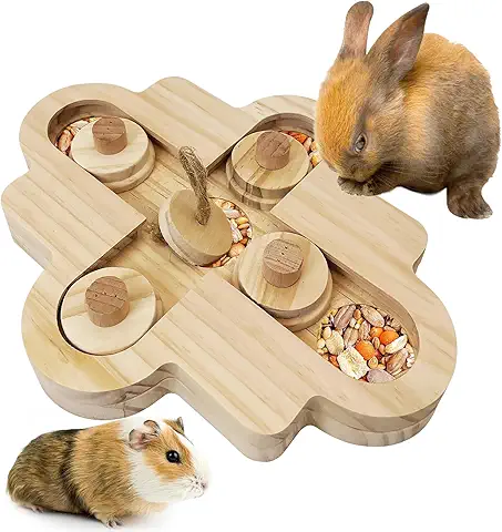 foraging treat puzzle toy for chinchilla enrichment